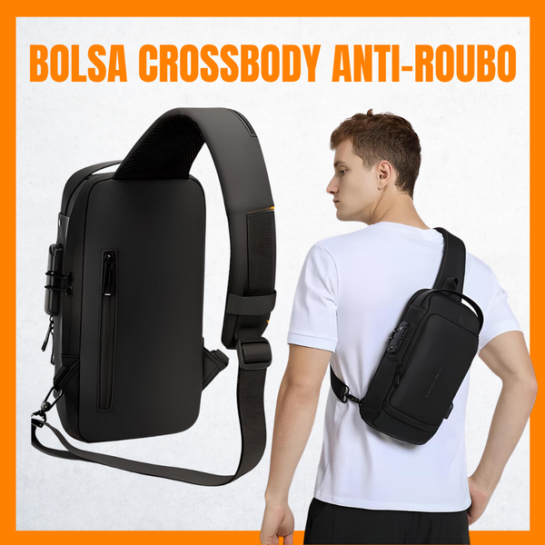 Bolso cruzado antirrobo negro